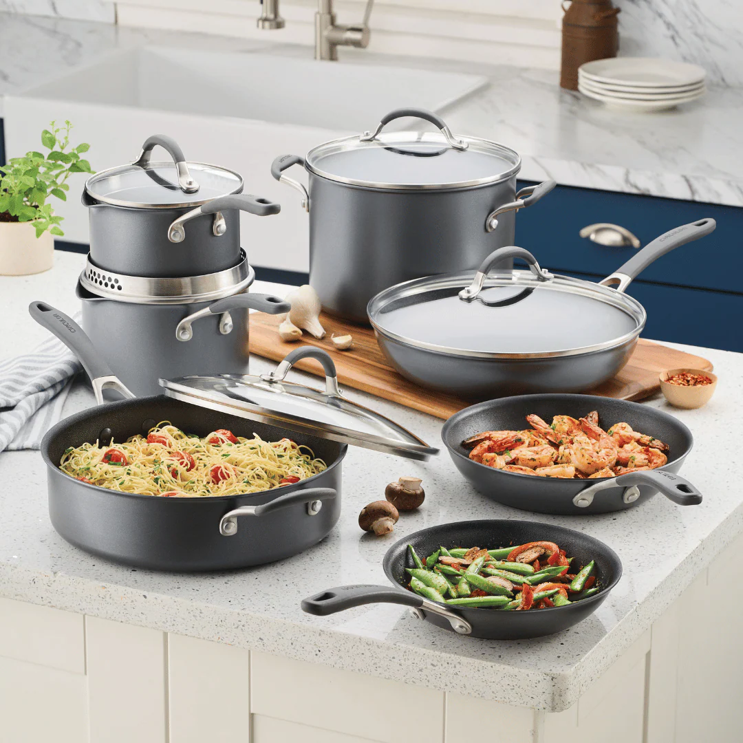 12-Piece ScratchDefense™ Nonstick Cookware Set - Image 2