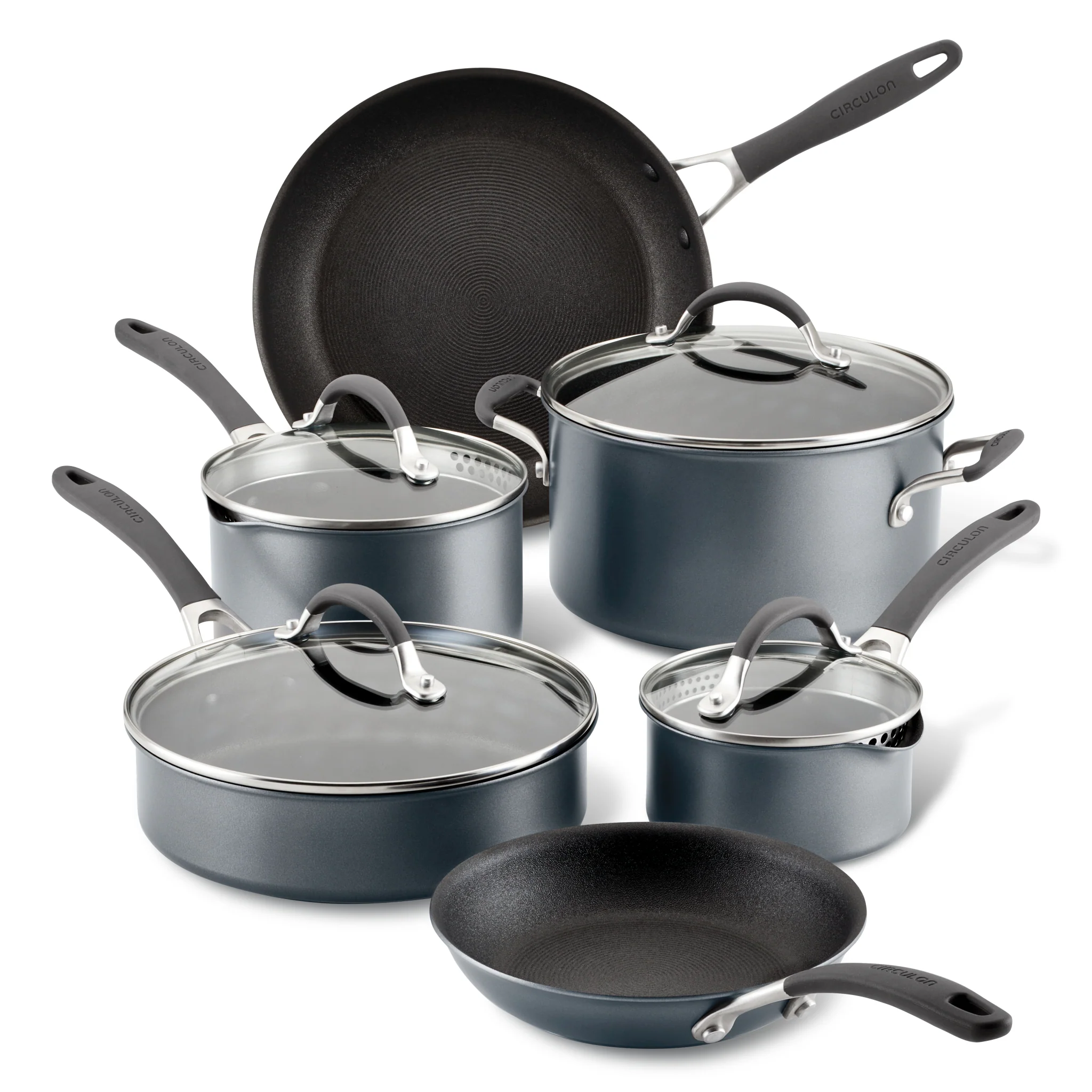 10-Piece ScratchDefense™ Nonstick Cookware Set - Image 17