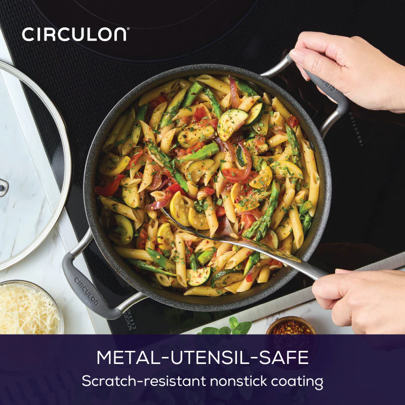 5-Quart ScratchDefense Nonstick Dutch Oven with Lid - Image 6