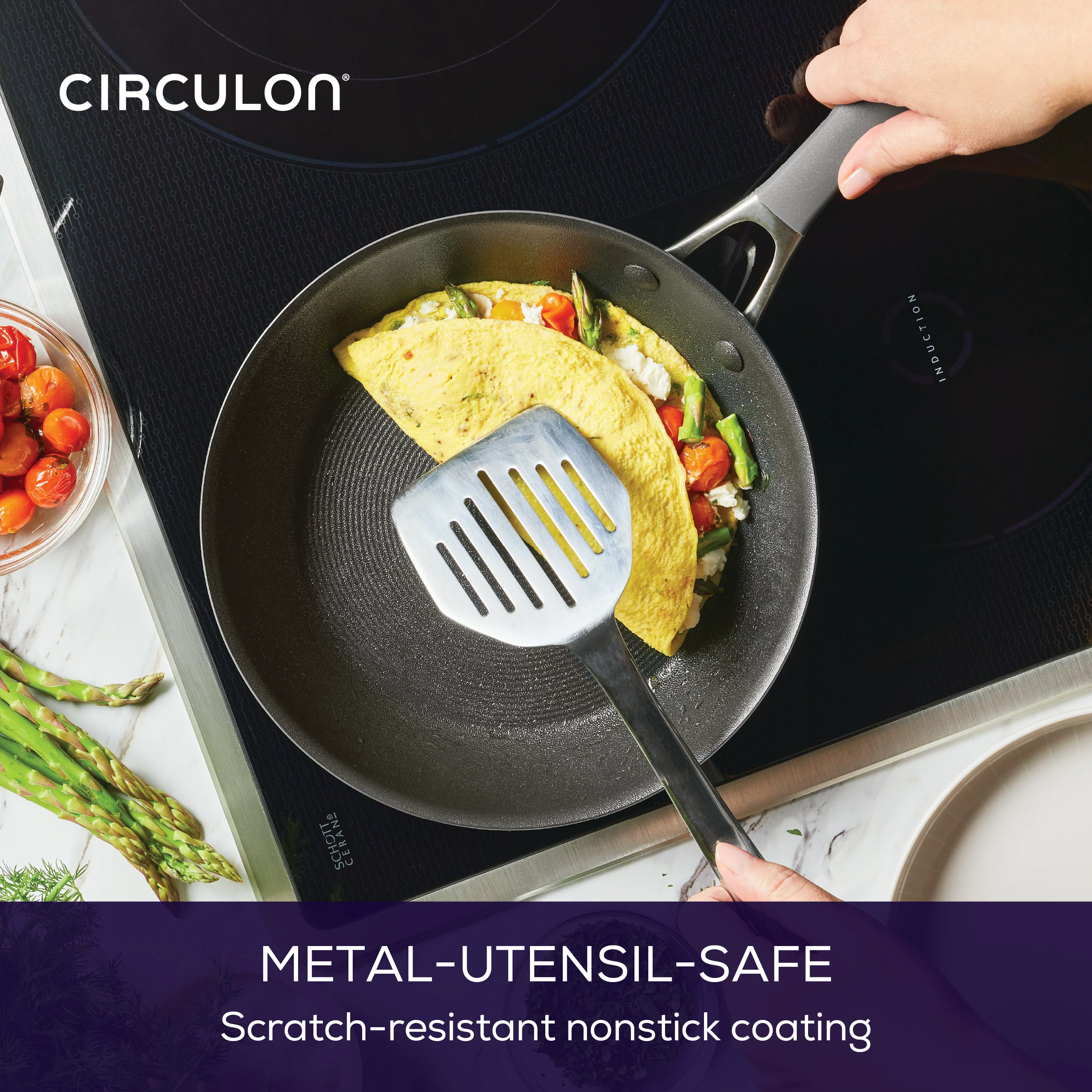 9-Piece A1 ScratchDefense™ Nonstick Cookware Set - Image 6