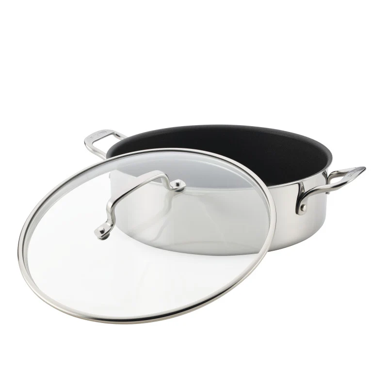 Nonstick 7-Quart Braiser with Lid - Image 13