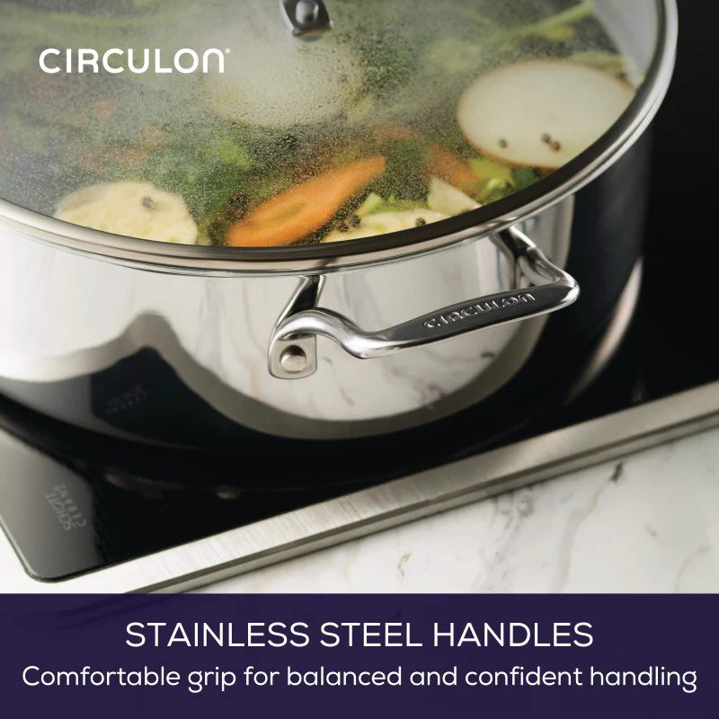 Nonstick 7-Quart Braiser with Lid - Image 8