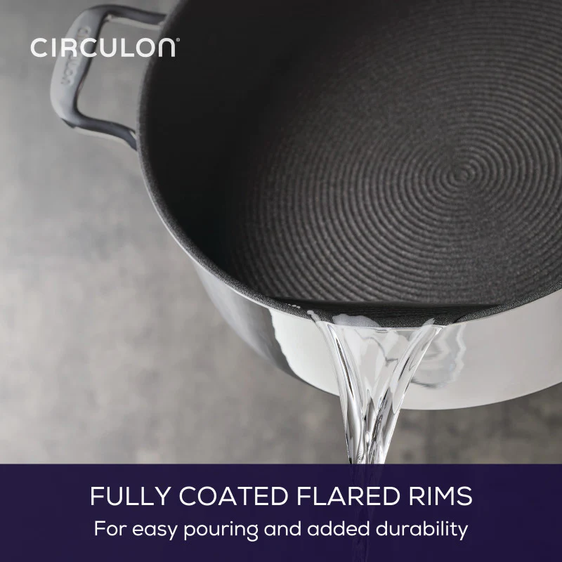 Nonstick 7-Quart Braiser with Lid - Image 9