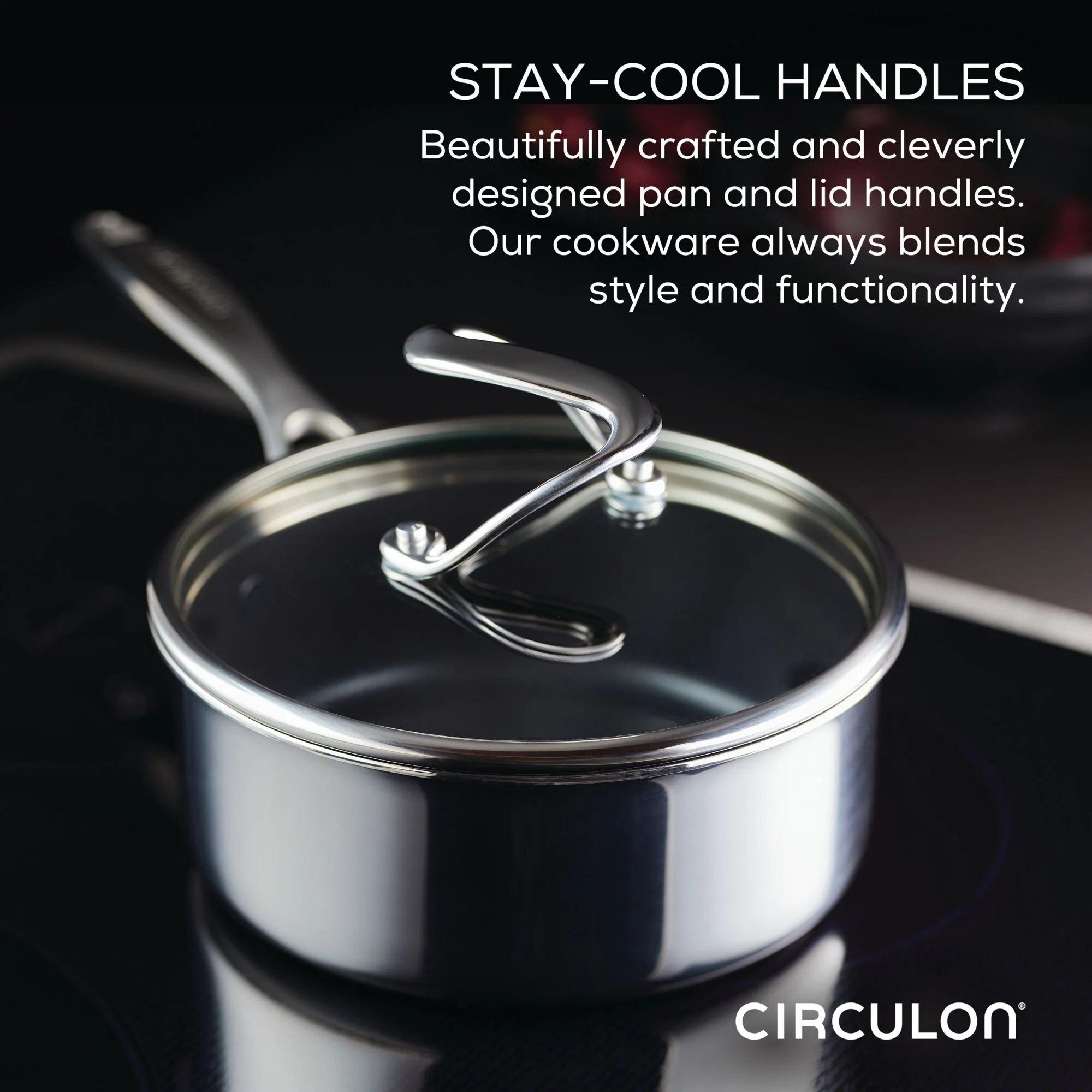 8.5" & 10" Tri-Ply Clad Nonstick Frying Pan Set - Image 7