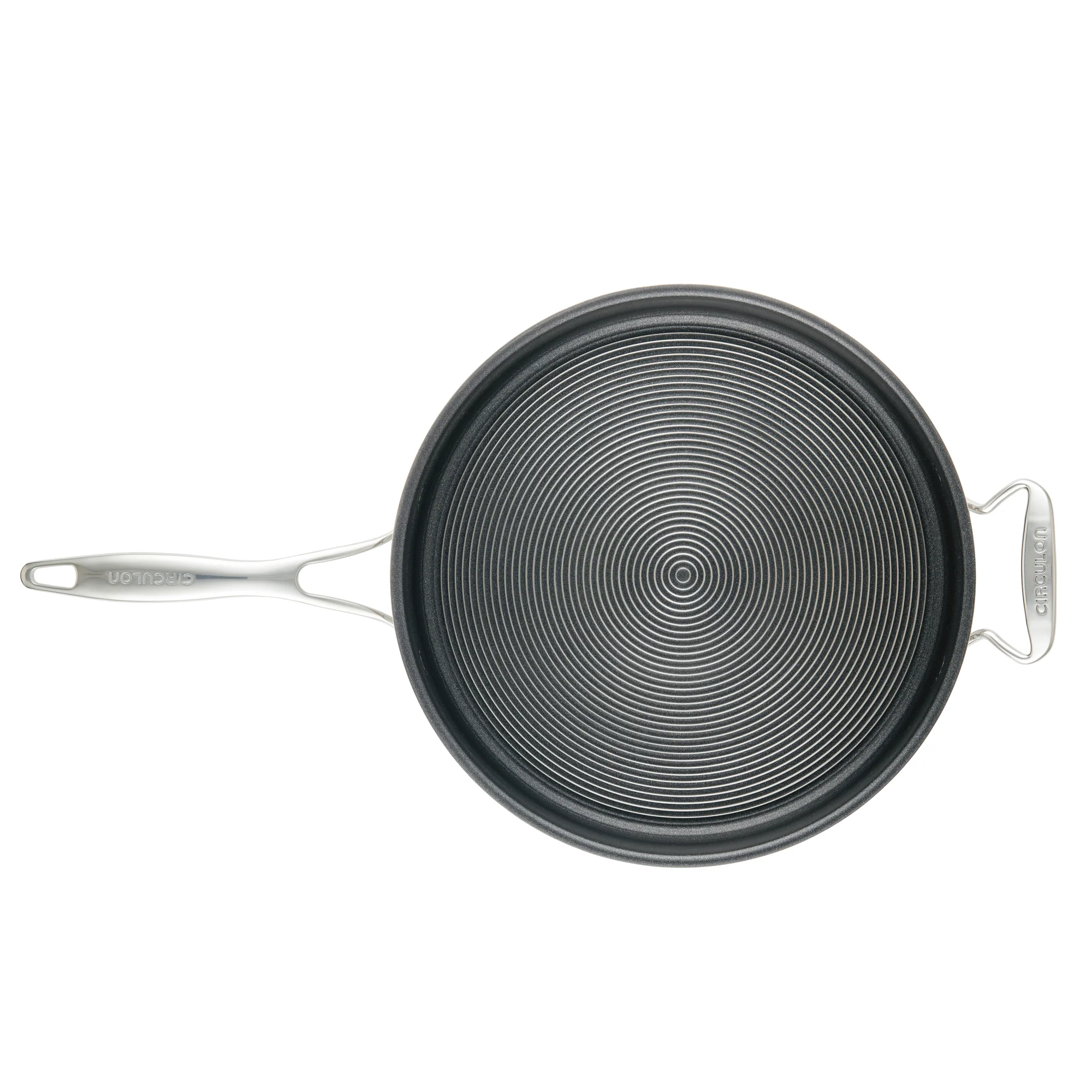 5 Quart Tri-Ply Clad Nonstick Saute w/ Lid & Helper Handle - Image 9