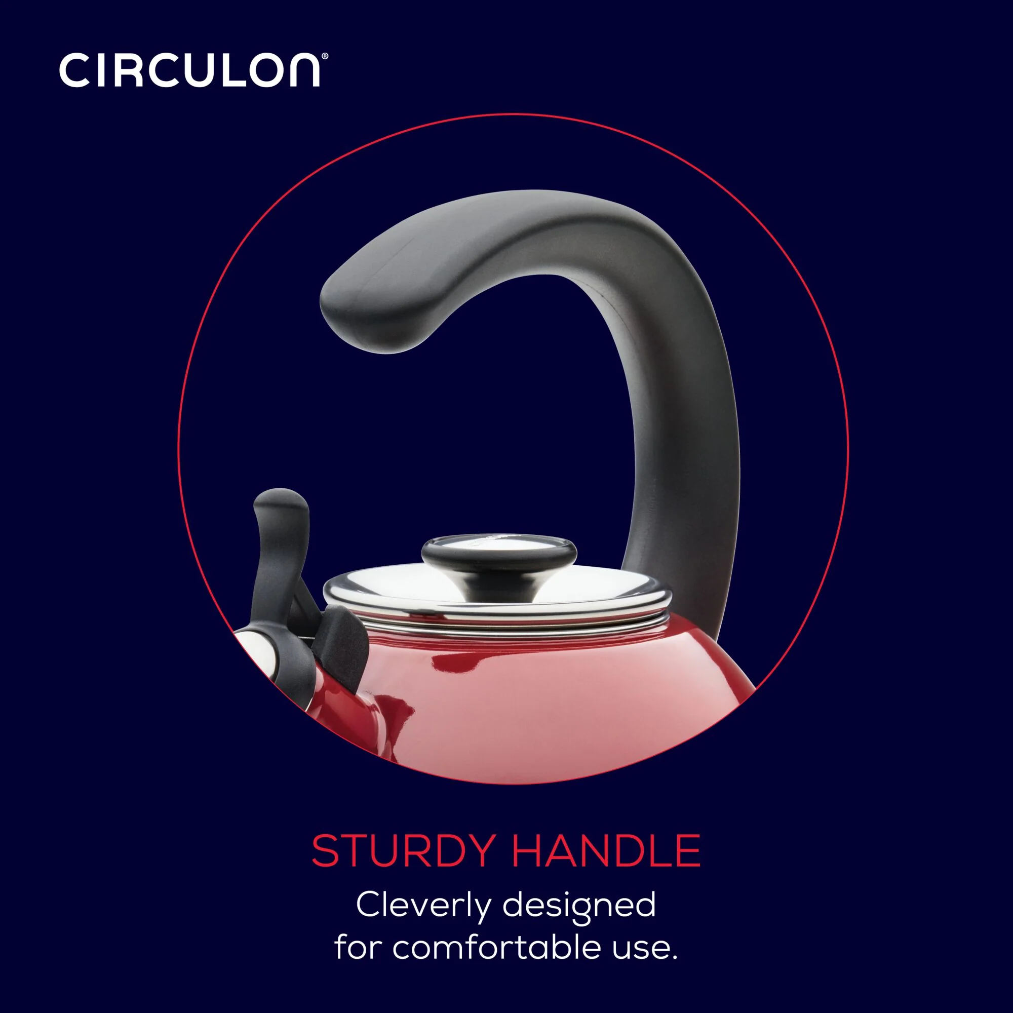 2-Quart Whistling Teakettle with Flip-Up Spout - Image 21