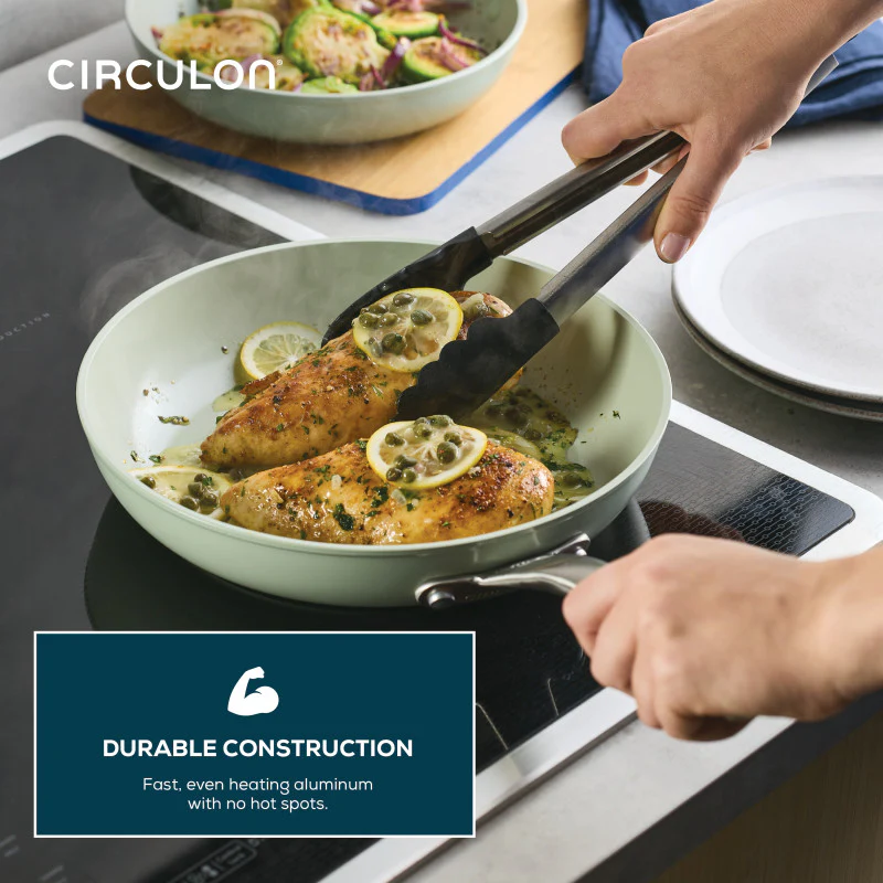 Ceramic Nonstick 2-Piece Skillet Set - Image 5
