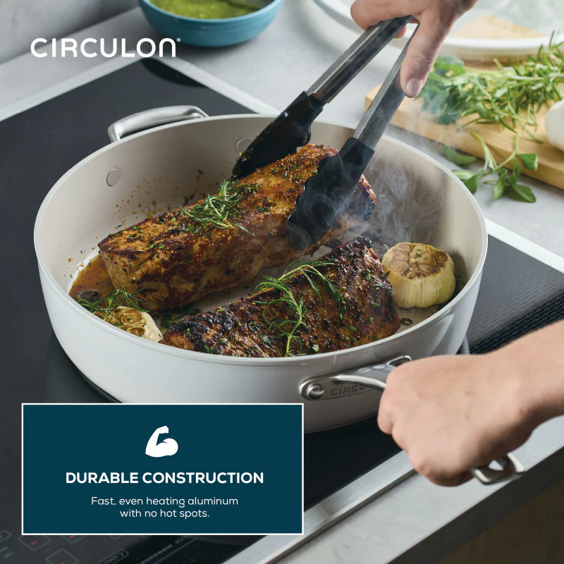 Ceramic Nonstick 5-Quart Sauté Pan - Image 5