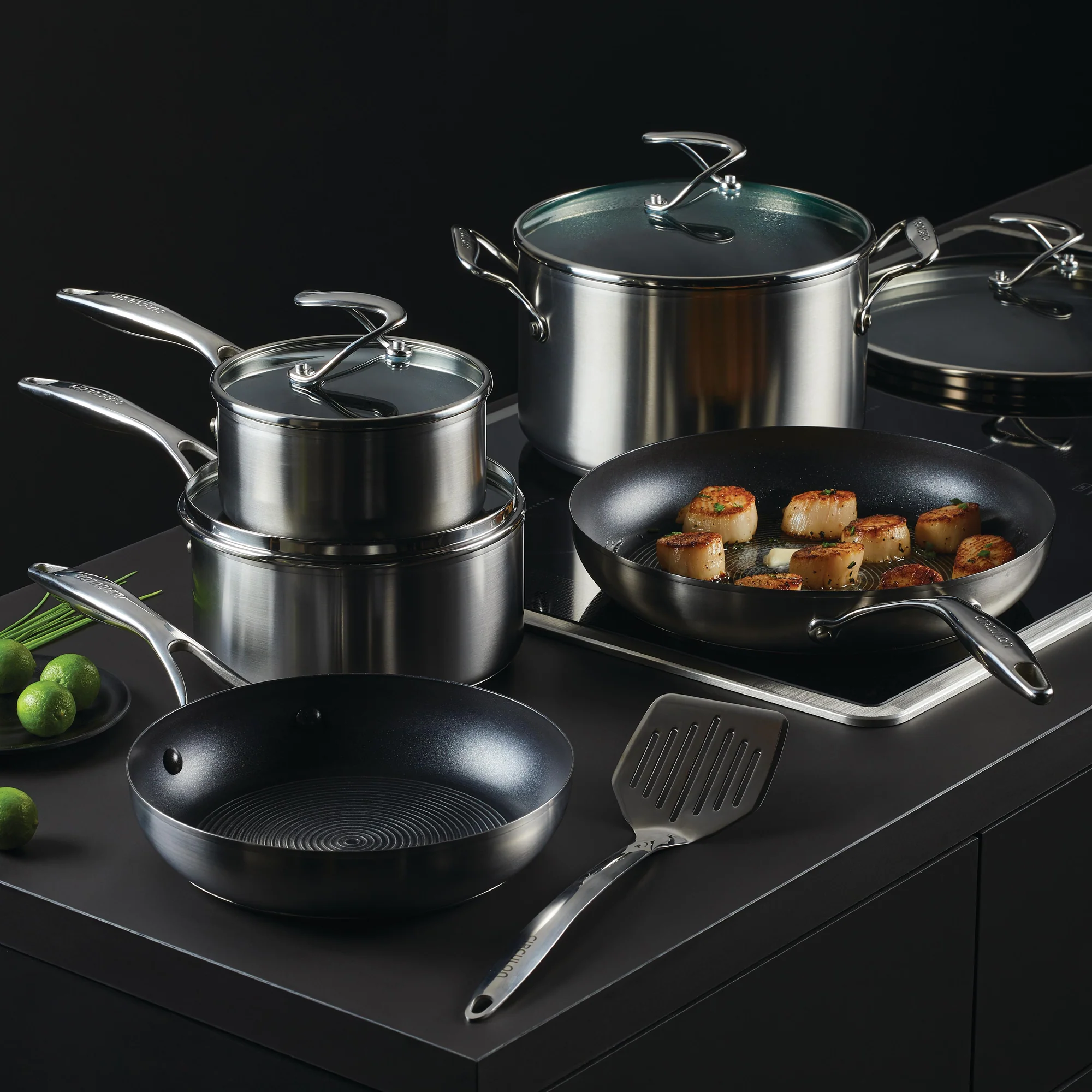 10-Piece Hybrid Stainless Steel Cookware Set - Image 2