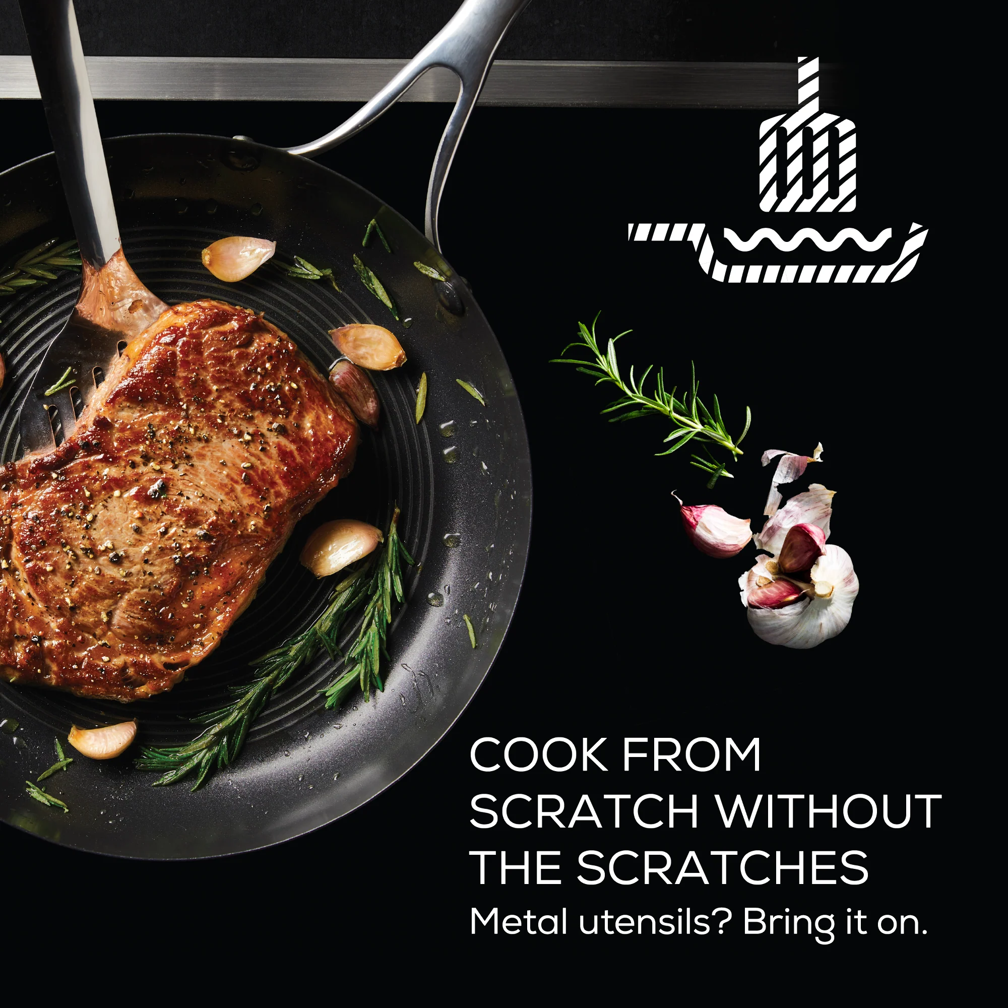 10-Piece Hybrid Stainless Steel Cookware Set - Image 5
