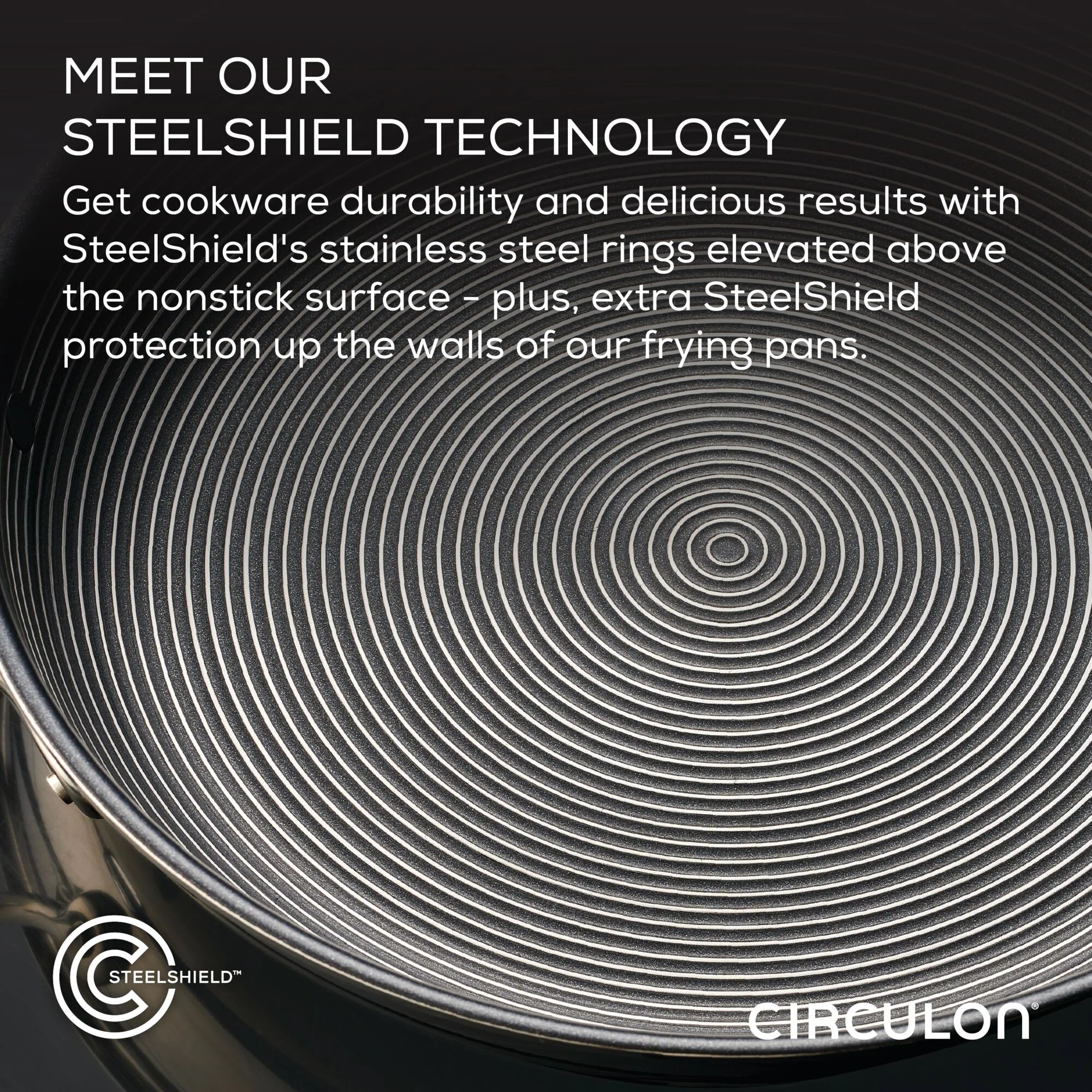 8" & 10.25" Hybrid Stainless Steel Open Frying Pans - Image 4