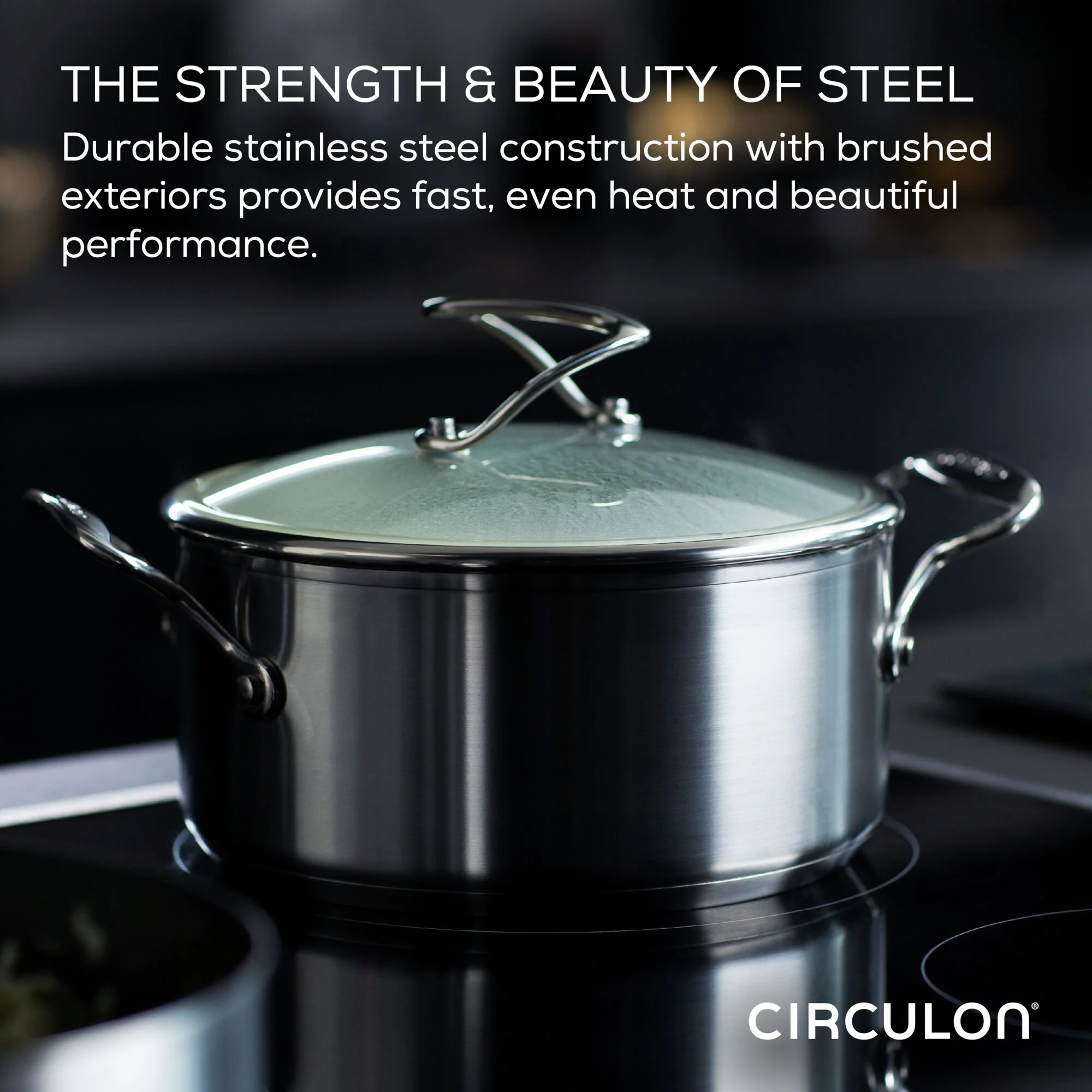 8" & 10.25" Hybrid Stainless Steel Open Frying Pans - Image 6
