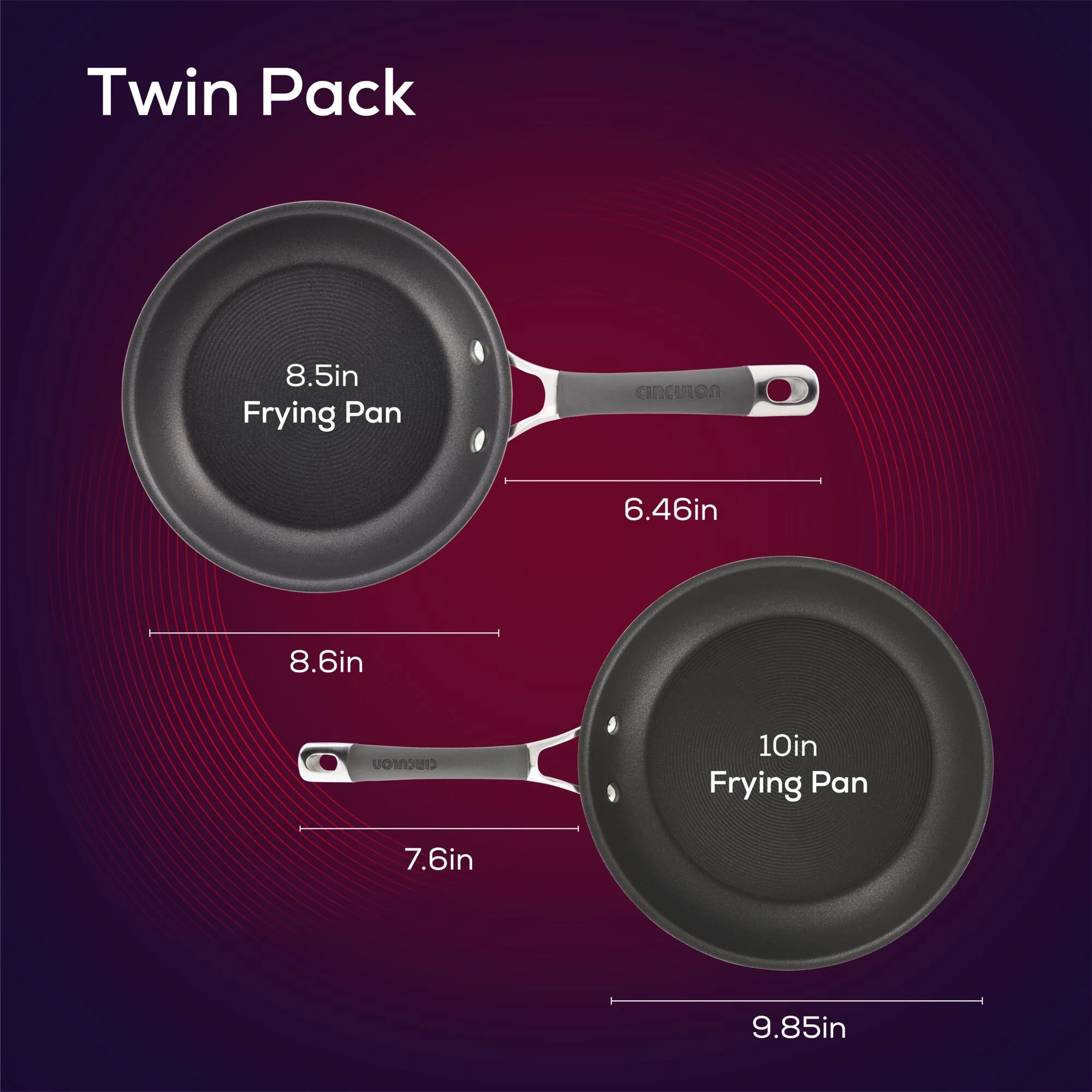 2-Piece Nonstick Frying Pan Set - Image 5