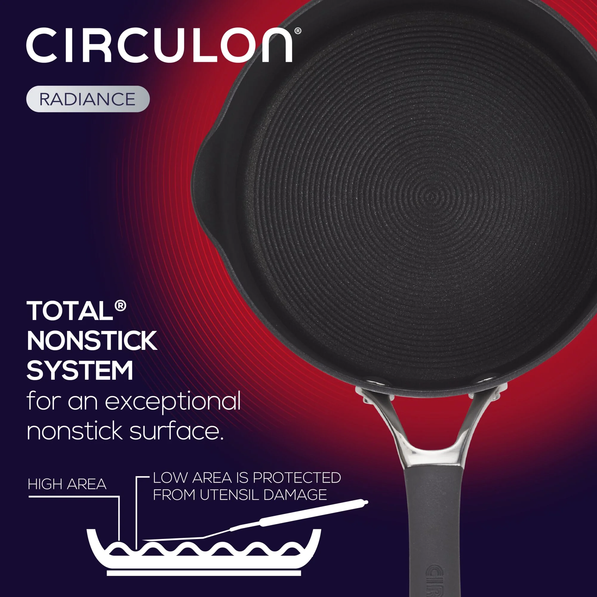 3-Quart Nonstick Straining Saucepan - Image 3
