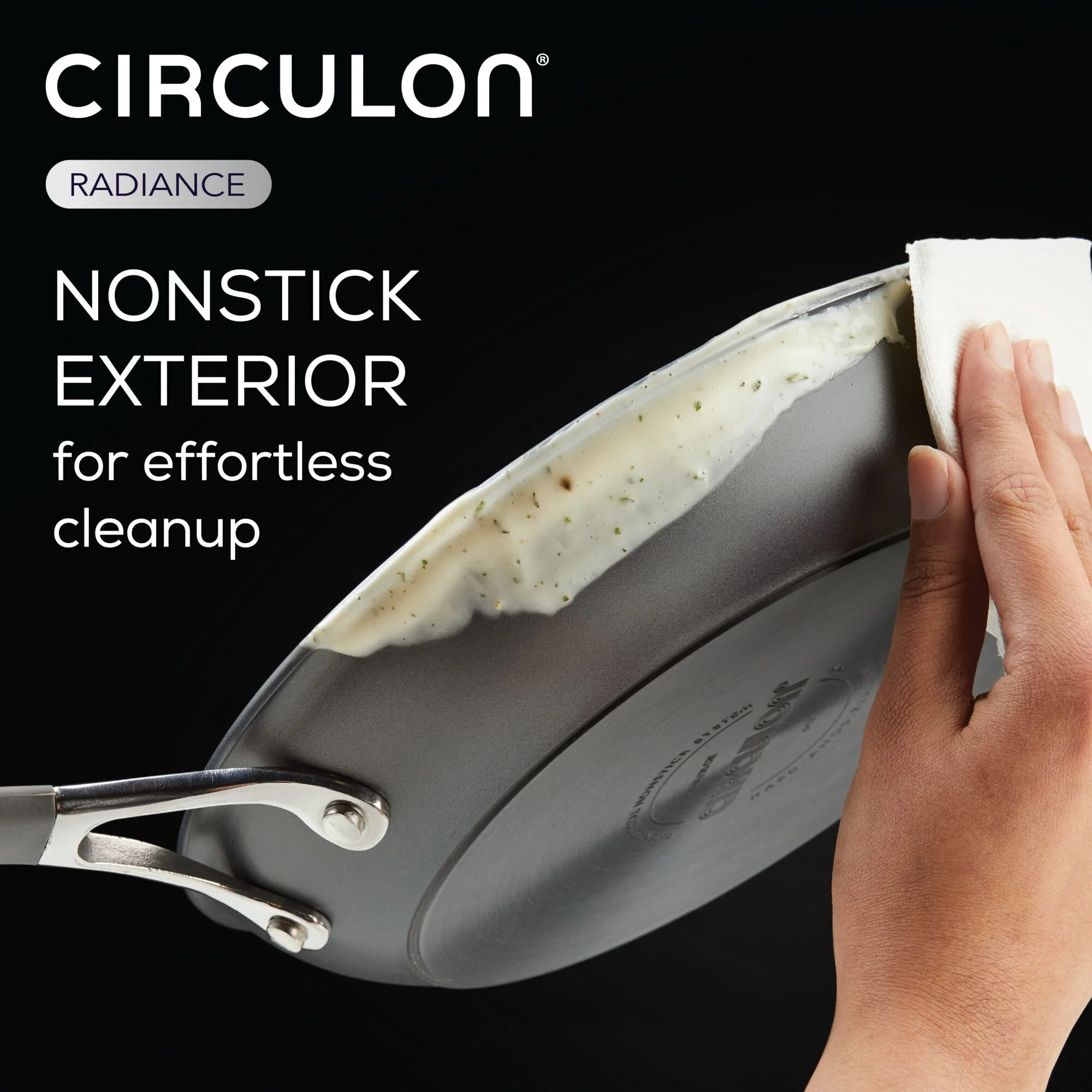 3-Quart Nonstick Straining Saucepan - Image 5