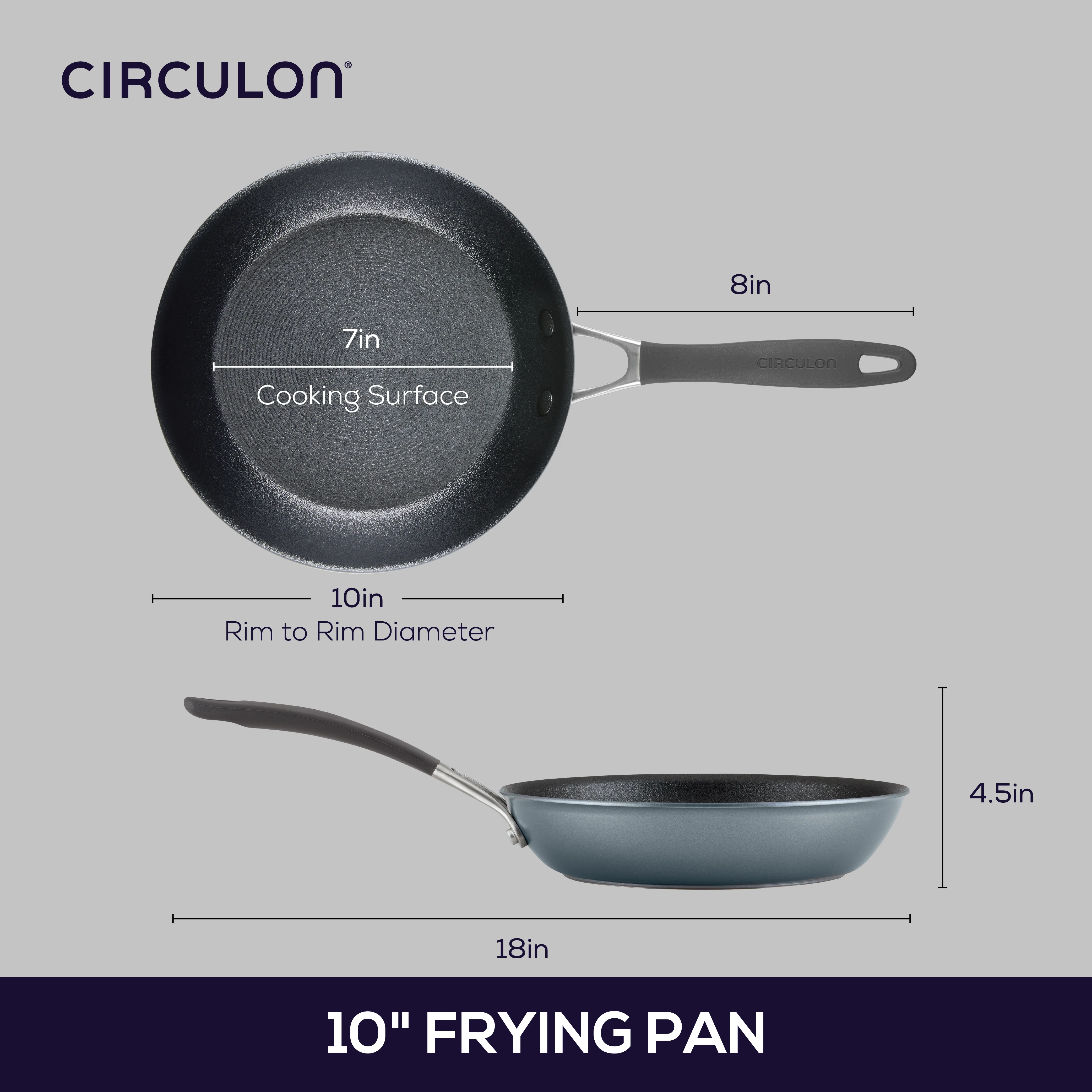 10-Inch Frying Pan: Nonstick ScratchDefense™ Fry Pan - Image 13