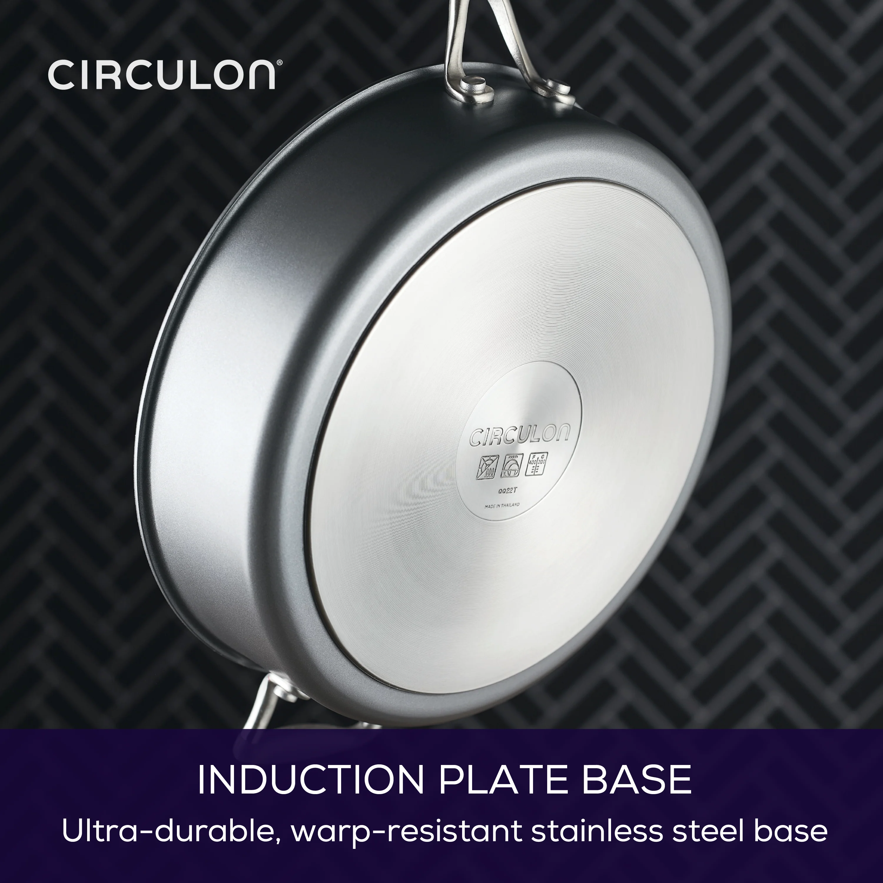 5-Quart A1 ScratchDefense™ Nonstick Saute Pan with Lid - Image 7