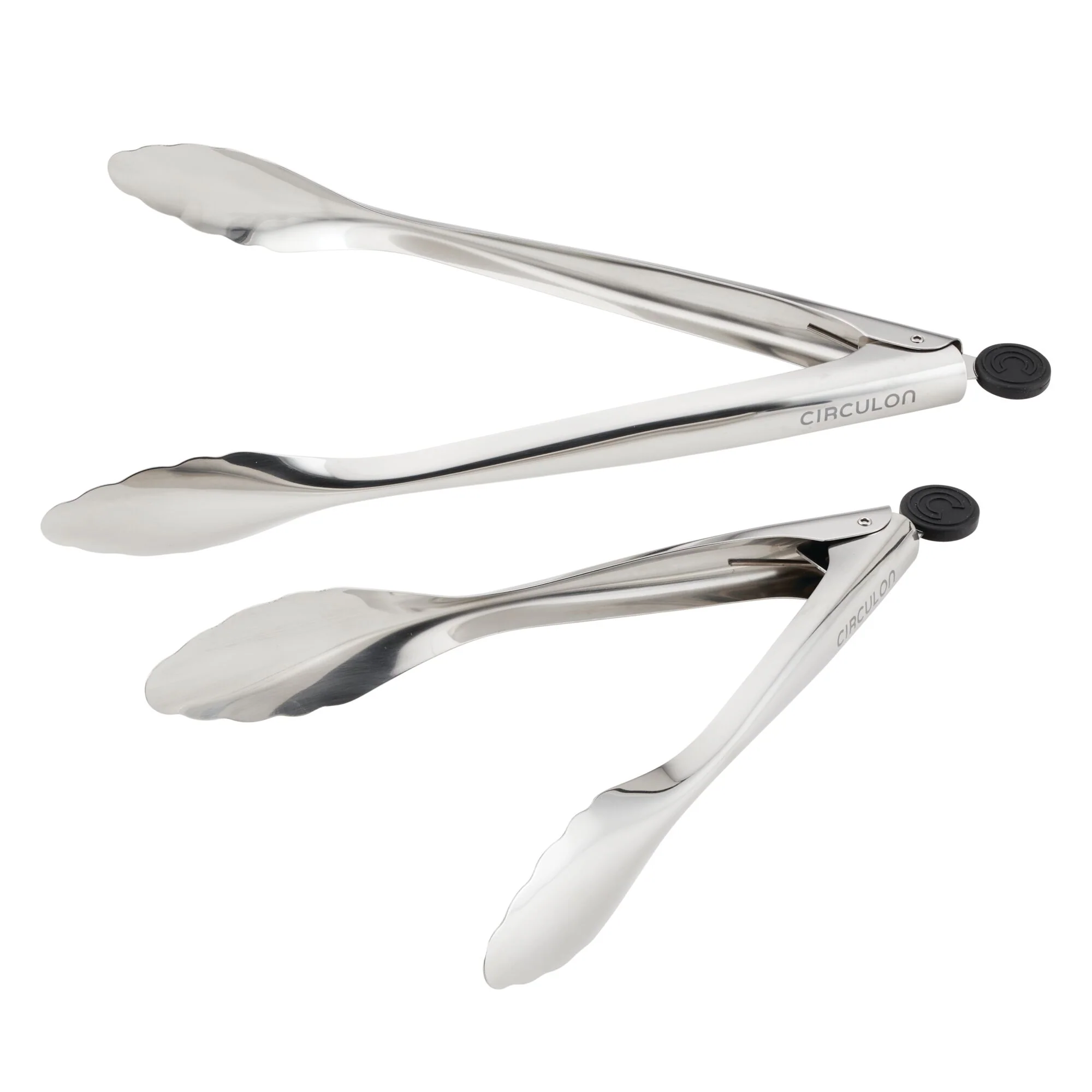 2-Piece Stainless Steel Tongs Set - Image 3