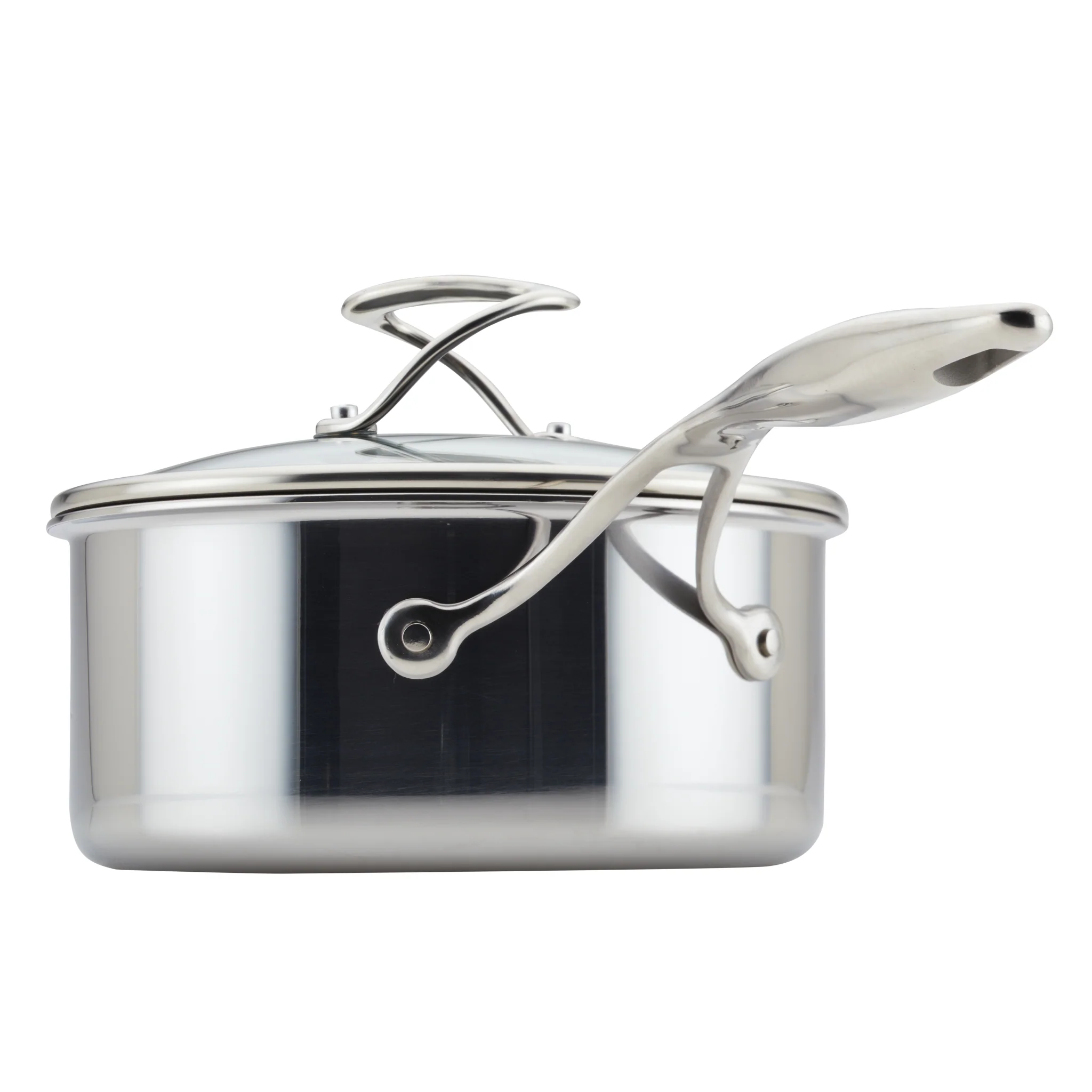 11-Piece Clad Stainless Steel and Hybrid Nonstick Cookware Set - Image 4