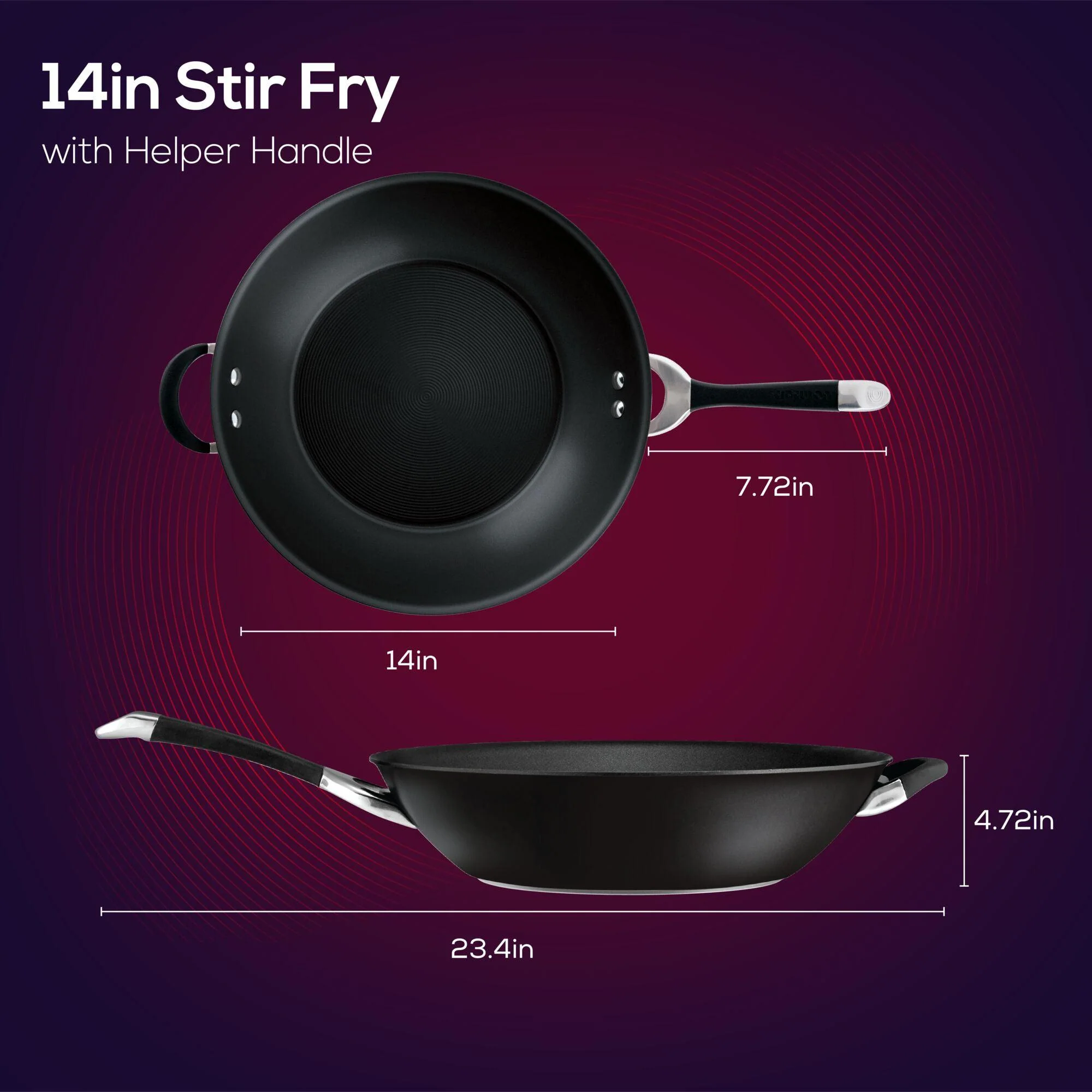 14-Inch Nonstick Stir Fry - Image 5